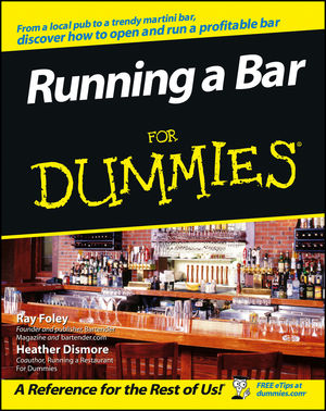 Running a Bar For Dummies (1118050819) cover image