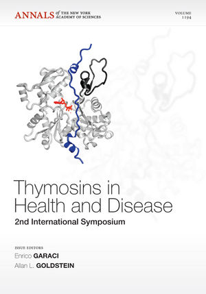 Thymosins in Health and Disease: Second International Symposium, Volume 1194 (1573318019) cover image