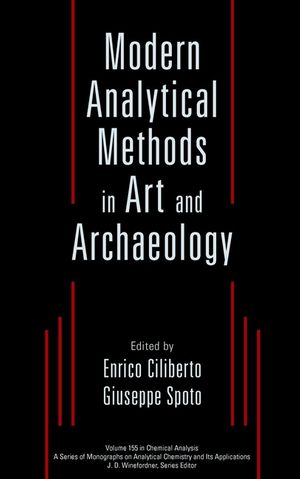 Modern Analytical Methods in Art and Archeology (047129361X) cover image