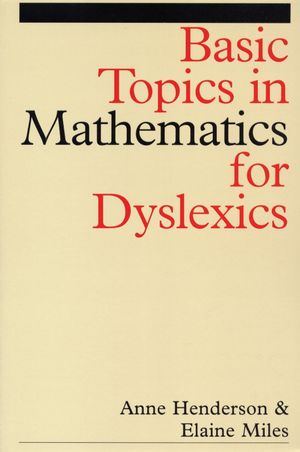 Basic Topics in Mathematics for Dyslexia (186156211X) cover image