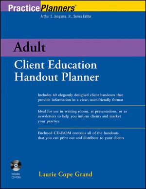 Adult Client Education Handout Planner (0471202320) cover image