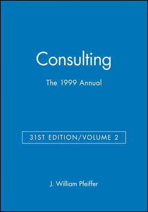 The 1999 Annual, Volume 2: Consulting, Agency Edition (0787945420) cover image