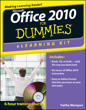 Office 2010 eLearning Kit For Dummies (1118029720) cover image