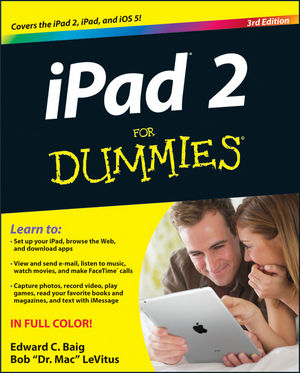 iPad 2 For Dummies, 3rd Edition (1118219120) cover image iPad 2 For Dummies, 3rd Edition (1118219120) cover image