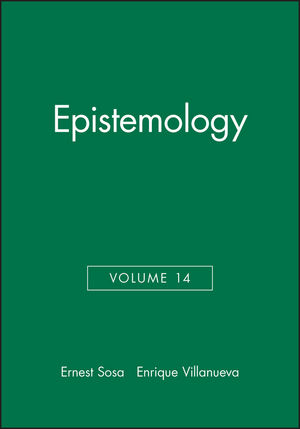 Epistemology, Volume 14 (1405119721) cover image