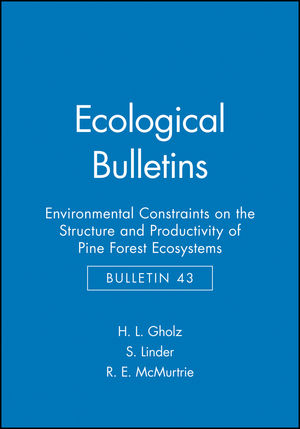 Ecological Bulletins, Bulletin 43, Environmental Constraints on the Structure and Productivity of Pine Forest Ecosystems (8716151321) cover image