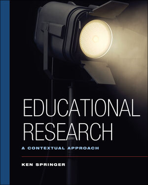 Educational Research: A Contextual Approach  (0470131322) cover image