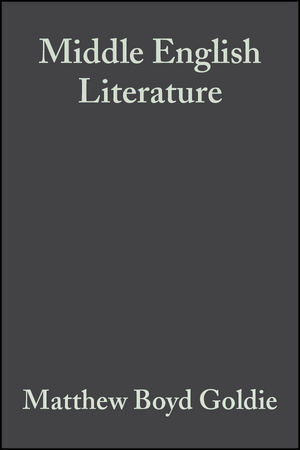 Middle English Literature: A Historical Sourcebook (0470752122) cover image