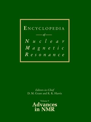 Encyclopedia of Nuclear Magnetic Resonance, Volume 9: Advances in NMR (0471490822) cover image