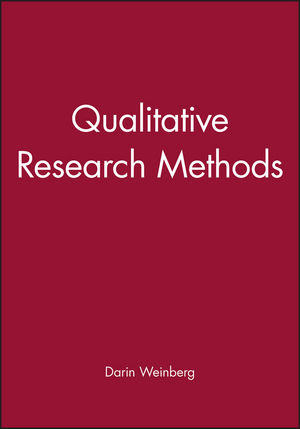 Qualitative Research Methods (0631217622) cover image