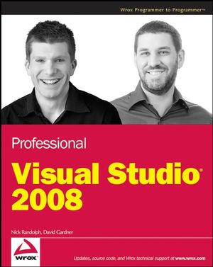 Professional Visual Studio 2008 (1118059522) cover image