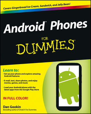 Android Phones For Dummies (1118169522) cover image Android Phones For Dummies (1118169522) cover image