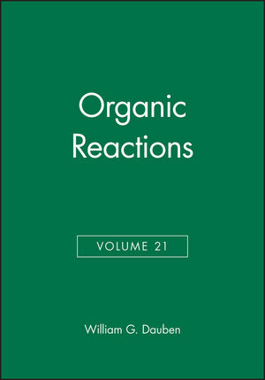 Organic Reactions, Volume 21 (0471196223) cover image