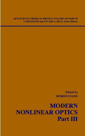 Modern Nonlinear Optics, Volume 119, Part 3, 2nd Edition (0471389323) cover image