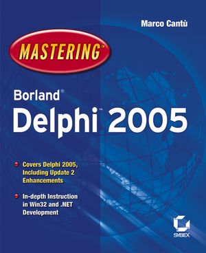 Mastering Borland Delphi 2005 (0782143423) cover image
