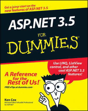 ASP.NET 3.5 For Dummies (0470195924) cover image