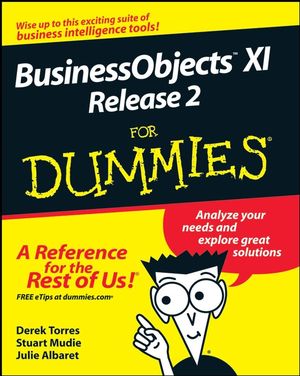 BusinessObjects XI Release 2 For Dummies (0470181125) cover image
