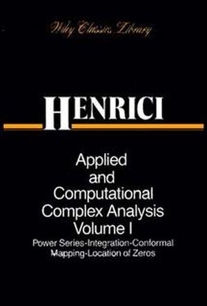 Applied and Computational Complex Analysis, 3 Volume Set (0471598925) cover image