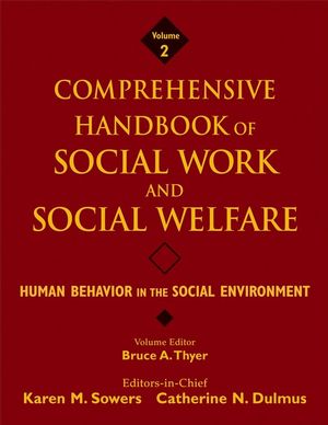 Comprehensive Handbook of Social Work and Social Welfare, Volume 2 , Human Behavior in the Social Environment (0471762725) cover image