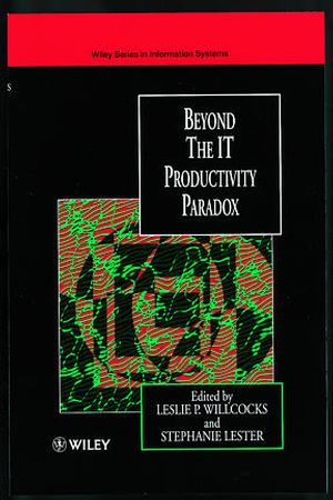 Beyond the IT Productivity Paradox (0471986925) cover image