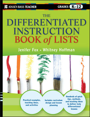 The Differentiated Instruction Book of Lists (1118094425) cover image