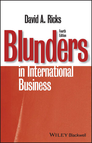 Blunders in International Business, 4th Edition (1405134925) cover image