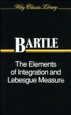 The Elements of Integration and Lebesgue Measure (0471042226) cover image