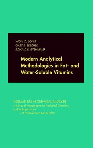 Modern Analytical Methodologies in Fat- and Water-Soluble Vitamins (0471179426) cover image