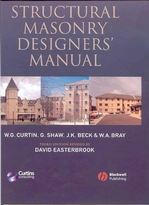 Structural Masonry Designers' Manual, 3rd Edition (0632056126) cover image