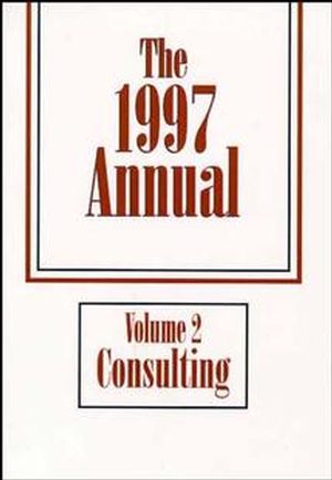The Annual, Volume 2, 1997 Consulting (0883904926) cover image