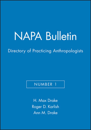 Directory of Practicing Anthropologists (0913167126) cover image