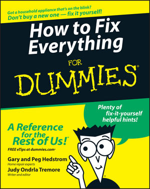 How to Fix Everything For Dummies (1118054326) cover image