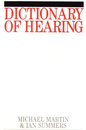 Dictionary of Hearing (1861561326) cover image