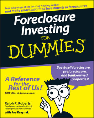 Foreclosure Investing For Dummies (1118051327) cover image