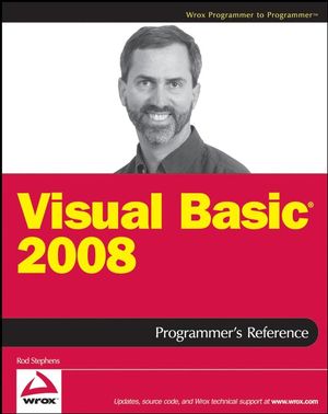Visual Basic 2008 Programmer's Reference (0470182628) cover image