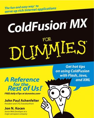 ColdFusion MX For Dummies (0764516728) cover image