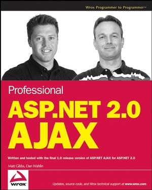 Professional ASP.NET 2.0 AJAX (0470109629) cover image