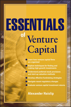 Essentials of Venture Capital (0470616229) cover image