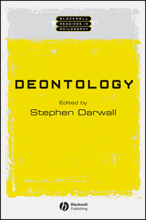 Deontology (0631231129) cover image