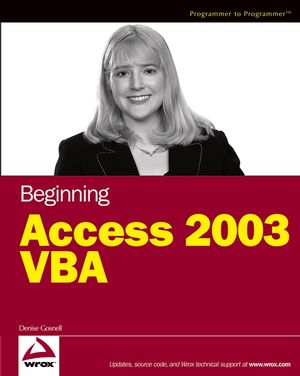 Beginning Access 2003 VBA (0764579029) cover image