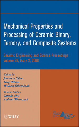 Mechanical Properties and Performance of Engineering Ceramics and Composites IV, Volume 29, Issue 2 (047034492X) cover image