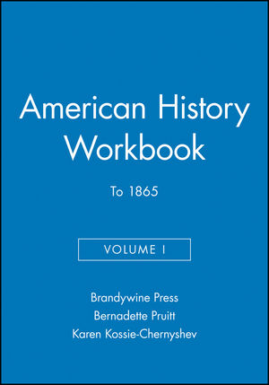 American History Workbook, Volume I: To 1865 (188108972X) cover image