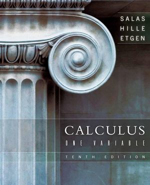 Calculus: One Variable, 10th Edition (0470073330) cover image