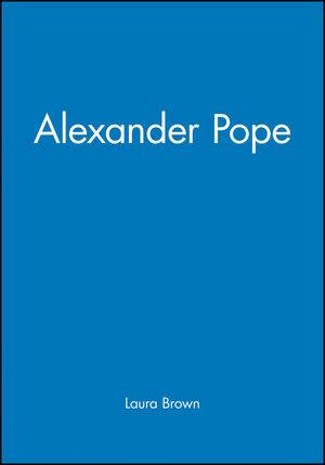 Alexander Pope (0631135030) cover image