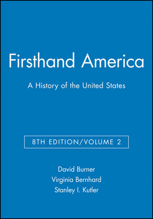 Firsthand America: A History of the United States, Volume 2, 8th Edition (1933385030) cover image