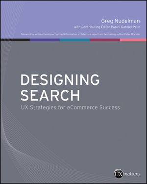 Designing Search: UX Strategies for eCommerce Success (0470942231) cover image