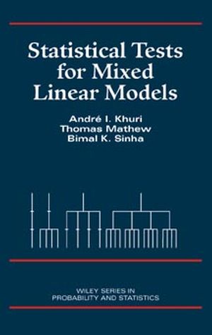 Statistical Tests for Mixed Linear Models (0471156531) cover image