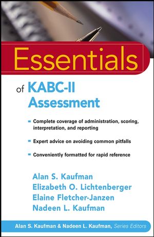 Essentials of KABC-II Assessment (0471667331) cover image
