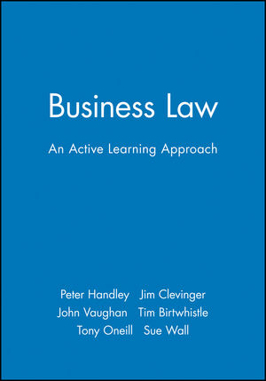 Business Law: An Active Learning Approach (0631201831) cover image