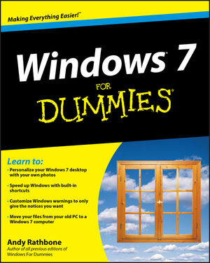 Windows 7 For Dummies (0470497432) cover image